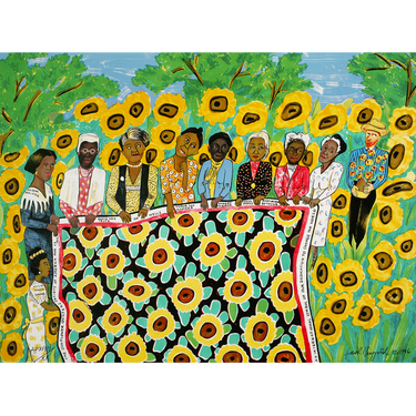 Faith Ringgold: Sunflower Quilting Bee at Arles