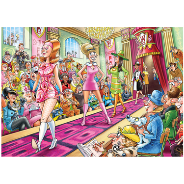 Wasgij Destiny 32 Passion for Fashion jigsaw puzzle artwork