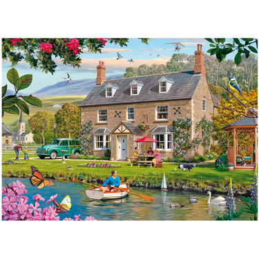 Moments by the Water jigsaw puzzle artwork