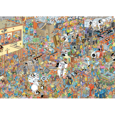Black Friday Jan van Haasteren jigsaw puzzle artwork