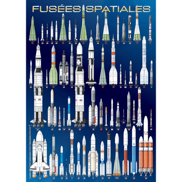 International Space Rockets jigsaw puzzle artwork