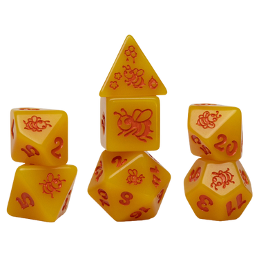 Animal Dice Set: Golden Buzz (PRE-ORDER) - Thirsty Meeples