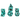 Animal Dice Set: Seafoam Shepherd (PRE-ORDER) - Thirsty Meeples