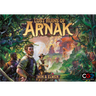 Lost Ruins of Arnak adventure game box by Czech Games Edition with colorful artwork and game components visible.