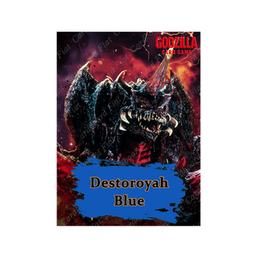 Godzilla Card Game Starter Deck Destoroyah Blue box