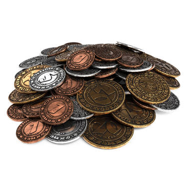 Kingdom Come: Deliverance – The Board Game metal groschen coins