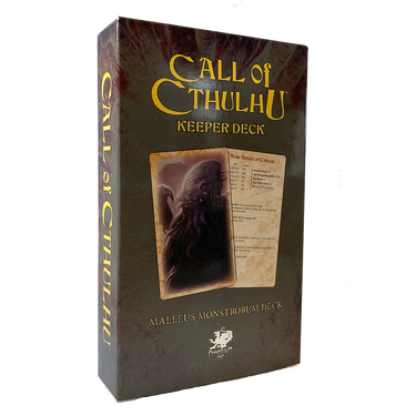 Call of Cthulhu RPG: Malleus Monstrorum Keeper Deck - deck box