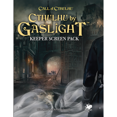 Call of Cthulhu RPG: Cthulhu by Gaslight Keeper Screen Pack - front cover
