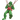 Little Soldiers: Paratrooper green figure