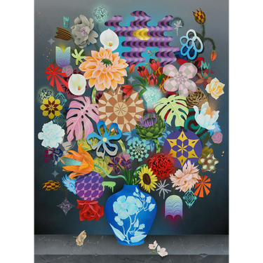 Casey Gray: Still Life with Flowers - Thirsty Meeples