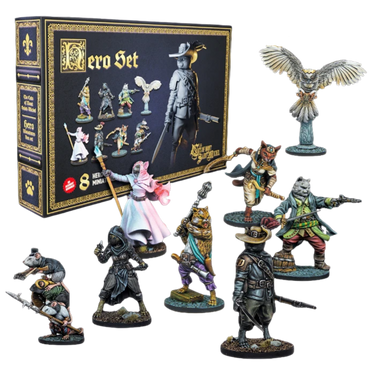 The Cats of Mont Saint Michel: Hero Miniatures Set (PRE-ORDER) - Thirsty Meeples