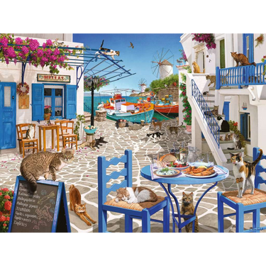 Cats of Mykonos - Thirsty Meeples