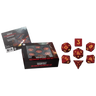 D&D Dragon Scale Dice Set: Red Dragon Silicone Dice (PRE-ORDER) - Thirsty Meeples