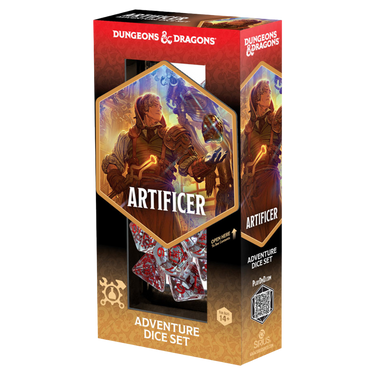 Dungeons & Dragons Adventure Dice Set - Artificer (Clear) - Thirsty Meeples