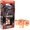 Dungeons & Dragons Adventure Dice Set - Sorcerer (Orange) - Thirsty Meeples
