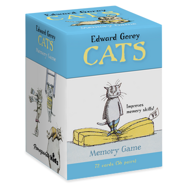 Edward Gorey: Cats Memory Game - Thirsty Meeples