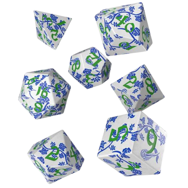 Full Art Dice Set: Porcelain - Thirsty Meeples