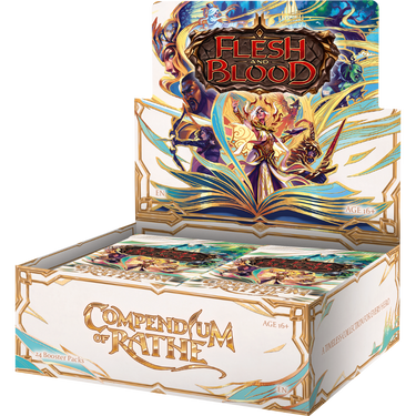 Flesh And Blood TCG: Compendium of Rathe Booster Box (24 packs) - Thirsty Meeples