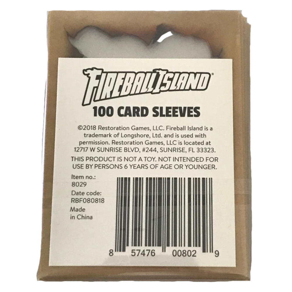 Fireball Island: Set of 100 Card Sleeves Thirsty Meeples Fireball Island: Set of 100 Card Sleeves Thirsty Meeples