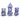 Dungeons & Dragons Adventure Dice Set - Fighter (Blue) - Thirsty Meeples