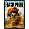 Flash Point Fire Rescue family game by Indie Boards & Cards featuring a colorful game board and firefighter game pieces.