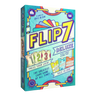 Flip 7 Deluxe family game by The Op Games, featuring colorful cards and game components on a game table.