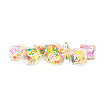 Fruit Dice 16mm Resin Poly Dice Set - Thirsty Meeples