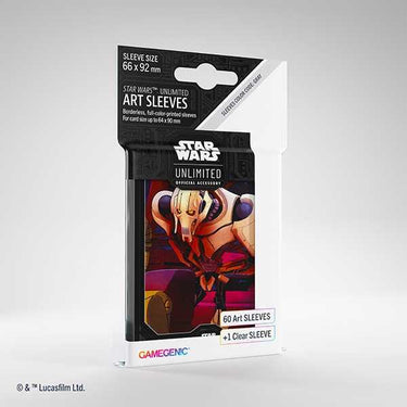 Star Wars: Unlimited Art Sleeves (General Grievous) - Thirsty Meeples