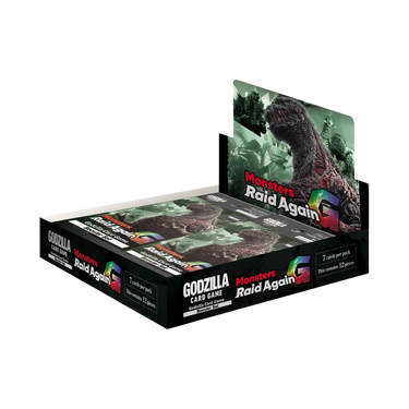 Godzilla Card Game: Booster Set #2 'G: Monsters Raid Again' Booster Display (12 Packs) - Thirsty Meeples