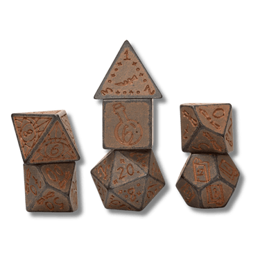 Illusory Stone RPG Dice Set: Granite (PRE-ORDER) - Thirsty Meeples