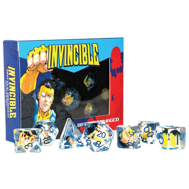 Invincible Battle Damaged Dice Set - Thirsty Meeples
