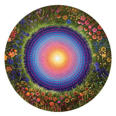 Justin Lovato: Flower Mandala - Thirsty Meeples