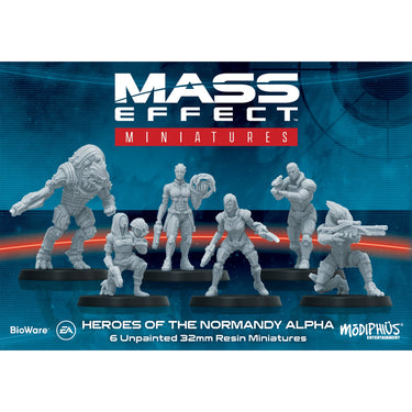 Mass Effect: Heroes of the Normandy Alpha - Resin Collectors Miniatures Set - Thirsty Meeples