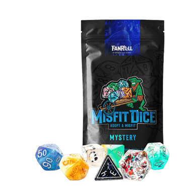 Mystery Misfit Resin Polyhedral Dice Set - Thirsty Meeples