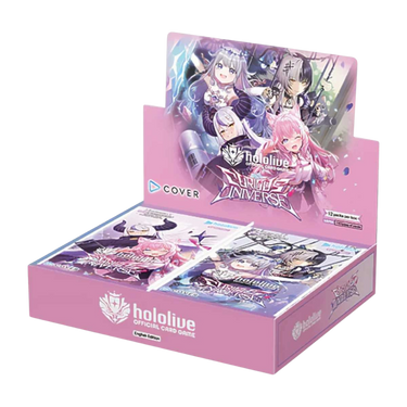 hololive OFFICIAL CARD GAME: Booster Box - Curious Universe (12 Packs) - Thirsty Meeples