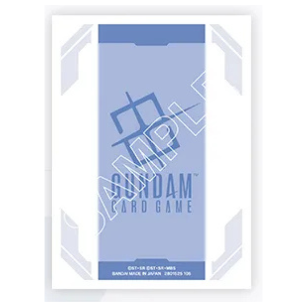 Gundam Card Game: Official Card Sleeves 01 (Gundam Card Game Logo) (PR Thirsty Meeples Gundam Card Game: Official Card Sleeves 01 (Gundam Card Game Logo) (PR Thirsty Meeples