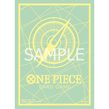 One Piece Card Game: Official Sleeves 09 (Standard Green & Yellow) - Thirsty Meeples