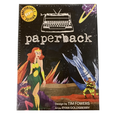 Family game paperback book by Fowers Games featuring colorful illustrations and game instructions on the cover.