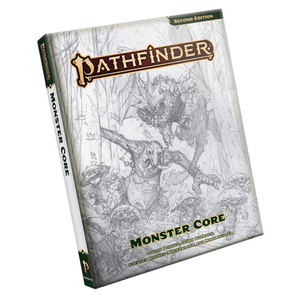 Pathfinder RPG: Monster Core Sketch Cover