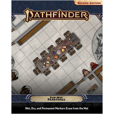 Pathfinder RPG: Flip-Mat - Feasthall - Thirsty Meeples