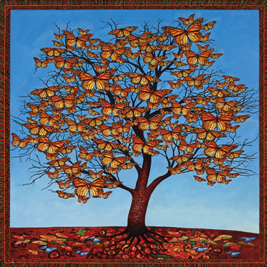 Paul Heussenstamm: Monarch Tree - Thirsty Meeples