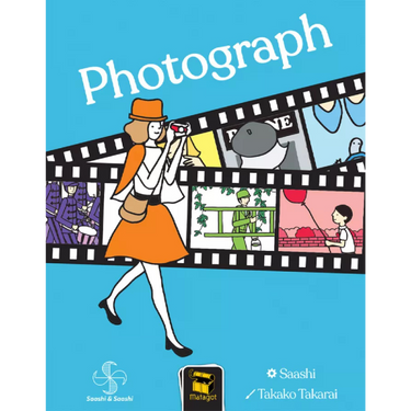 Photograph of Wind the Film! family game by Matagot featuring colorful game components and a game board for family fun.