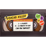 Escape Tabletop Games Psycho Killer party game with colorful cards and game pieces on a table.