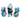 Blue Warrior RPG Dice Set - Thirsty Meeples