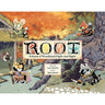 Strategic board game Root by Leder Games featuring woodland creatures and detailed game components on a game board.