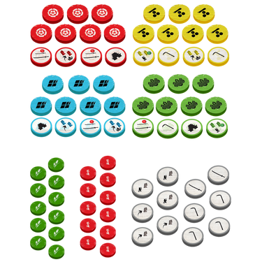 Small Samurai Empires: Deluxe Order Tokens - Thirsty Meeples