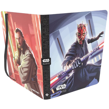 Star Wars: Unlimited 18-Pocket Album (Qui-Gon Jinn & Darth Maul) - Thirsty Meeples