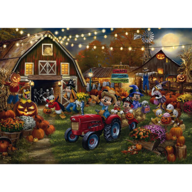 Thomas Kinkade: Mickey and Minnie - Pumpkin Festival - Thirsty Meeples