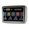 SHIVER RPG: Gothic - 'Silver Bullet' Metal Monster Archetype Dice Pack - Thirsty Meeples
