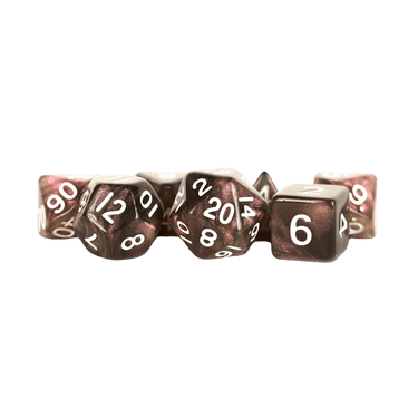 Stardust Supervolcano 16mm Polyhedral Dice Set - Thirsty Meeples